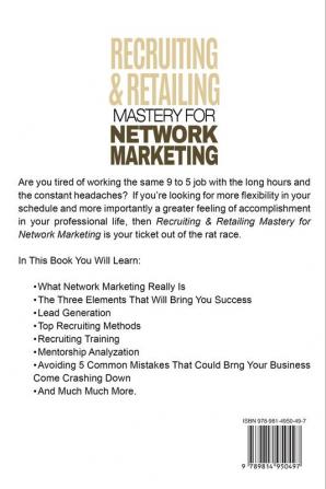 Network Marketing - Recruiting & Retailing Mastery: Negotiation 101