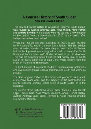 A Concise History of South Sudan: New and Revised Edition