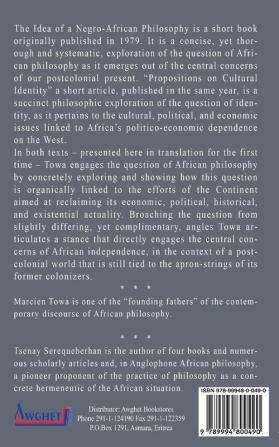 Marcien Towa's African Philosophy: Two Texts