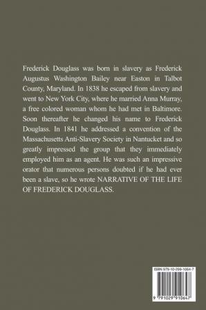 Narrative of the life of Frederick Douglass an American Slave