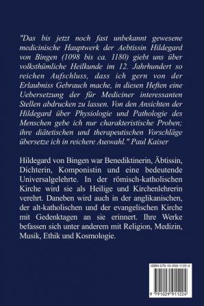 Heilwissen: Die Schrift der Aebtissin Hildegard über Ursachen und Behandlung der Krankheiten (großdruck)