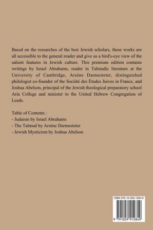 Selected writings on Judaism the Talmud and Jewish Mysticism