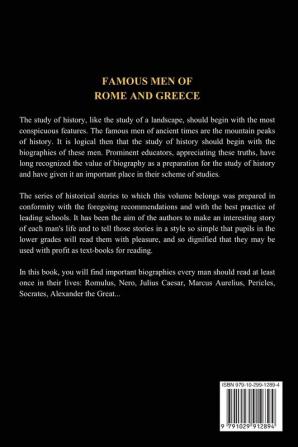 Famous Men of Rome and Greece: Easy to Read Layout