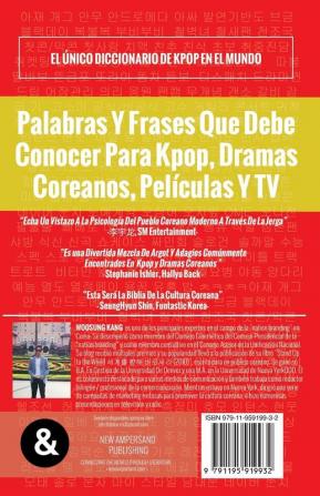 El Diccionario KPOP (Espanol): 500 Palabras Y Frases Esenciales De KPOP Dramas Y Peliculas Coreanos