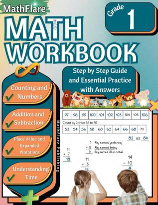 MathFlare - Math Workbook 1st Grade