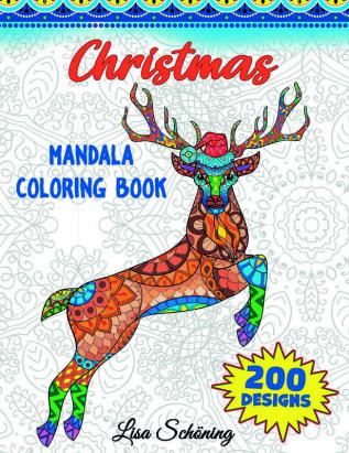 Christmas Mandala Coloring Book