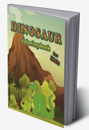 Dinosaur Coloring Book for Kids : Prehistoric Era Coloring book for kids ages 2-4 4-8 | 104 pages (8.5”x11”)