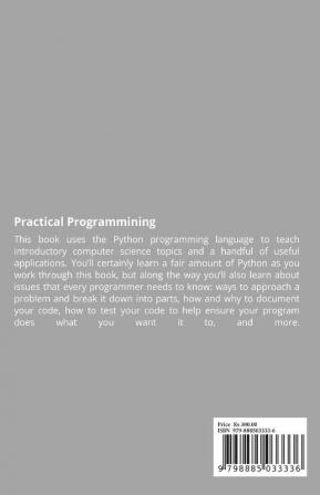 Practical Programming: Computer Science via Python