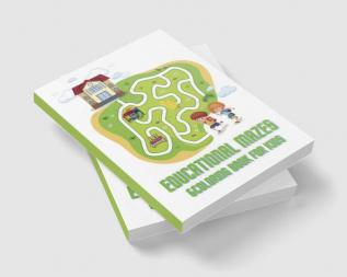 Educational Mazes &amp;Coloring Book For Kids : Educational Maze game Coloring Book