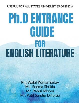 Ph.D Entrance Guide For English Literature