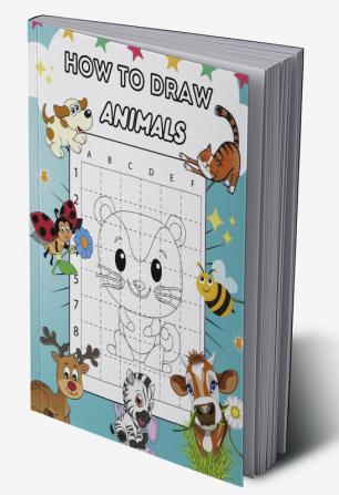 How To Draw Animals : Fun &amp; Easy Simple Step by Step Instructions How To Draw Animals For Kids Ages 4+