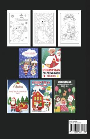 Christmas Coloring Book For Kids Ages 8-12 : Merry Christmas Holiday Designs Coloring Pages&amp;Christmas coloring book for kids creative press.