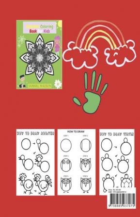 How To Draw ANIMALS : Amazing how to draw animals in six quick and easy steps. For Kids Ages 2-4 5-8.