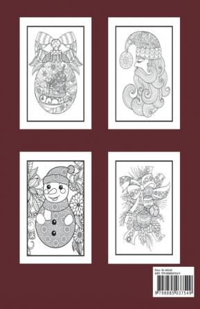 A Very Merry Christmas Adult Coloring Book : Christmas coloring book for adults creative press&amp;Merry Christmas activity book for adults 22+