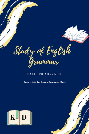 Study of English Grammar : Parts of Speech