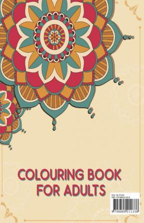 90 Mandala Colouring For Adults : 90 Decorative and Refreshing Mandala Colouring Pages | Mandala Art | Colouring Books for Adults