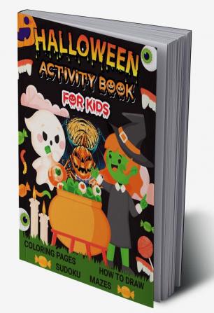 Halloween Activity Book For Kids : Halloween Activity Book For Toddlers