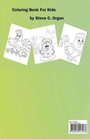 Bird Coloring Book For Kids : Amazing Coloring Pages of Birds for Toddlers and Kids Ages 3-7 Girls and Boys Preschool and Kindergarten | Beautiful Coloring Pages of Birds