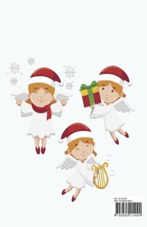 Christmas Angels Coloring Book : Awesome Coloring Pages for Kids