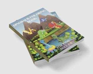 Dinosaur Coloring Book for Kids Ages 2-4 : Great Gift for Creative Toddlers Boys and Girls