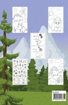 Dino Activity Book : Amazing Activity Book for Kindergarten Preschool and Kids!