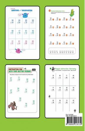 Grade 2 Math Workbook : Addition &amp; Subtraction Worksheets Easy and Fun Math Activities Build the Best Possible Foundation for Your Child