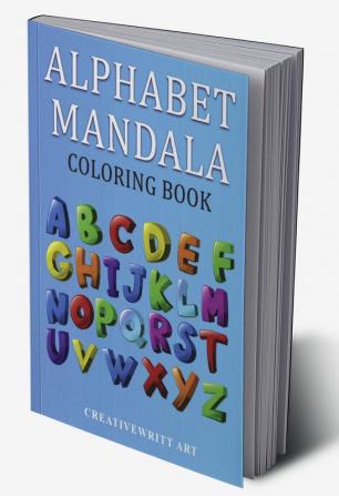 Alphabet Mandala Coloring book