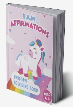 I Am… Affirmations Unicorn Coloring Book