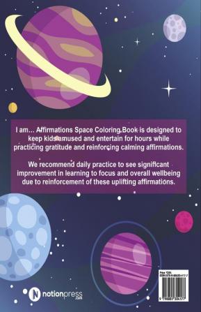 I Am… Affirmations Space Coloring Book