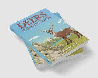 Deers Coloring Book : Fun Coloring Book For Kids