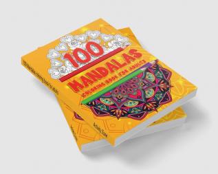 100 Mandalas coloring book for adults : Amazing Coloring Book for adults with Mandala Designs for relaxation