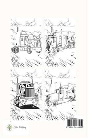 Truck Coloring Book for Kids Ages 4-8 : Amazing Trucks Coloring Book For Kids Ages 4-8 | Creativity Booster for your Child | Perfect Gift Idea