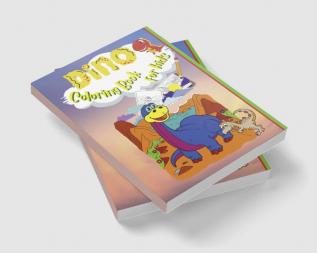 Dino Coloring Book for Kids : Coloring Book for Boys &amp; Girls with 20 Adorable Dinosaur Pages for Toddlers &amp; Kids to Color