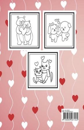 The Big Valentine's Day Coloring Pages For Toddlers : The big valentine day coloring book for toddlers 2-4 years animal cute&amp;Easy valentine day coloring book for toddlers.