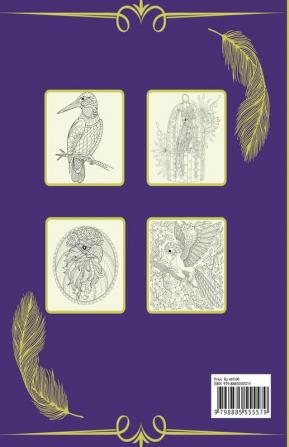 Beautiful Birds coloring book for adults : Stress relieving bird designs to colour