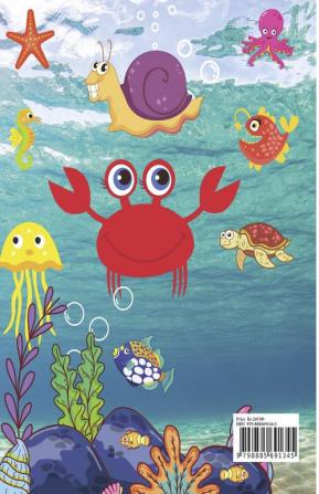 Sea Creatures Coloring Book For Kids : Ages 4-8 | Features Amazing Ocean Animals To Color &amp; Draw