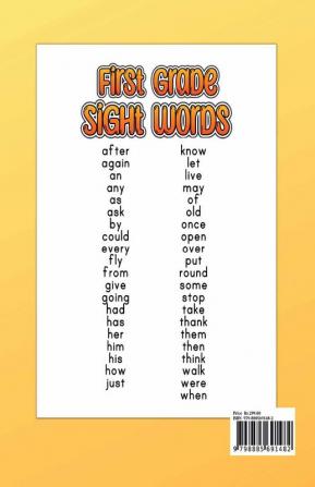 Sight Words Activity Book For First Grade : Activity Workbook to Learn Trace &amp; Practice High Frequency Sight Words for Kids Ages 4 to 6. Essential Sight Words for Boys And Girls for Learning t...