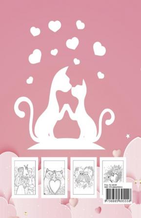 Valentine's Day Coloring Book for teens and adults : Coloring book for teenagers and adults 50 cute and fun images with Valentine's Day themes relieves stress improves mood and stimulates creati...