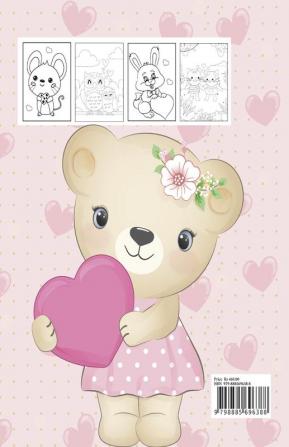 Valentine’s day coloring book for toddlers : A fun Valentine's Day coloring book with cute and in love animals / Valentine Books for Toddlers / Kids Ages 2-5 / Preschool / Gift suitable for children.