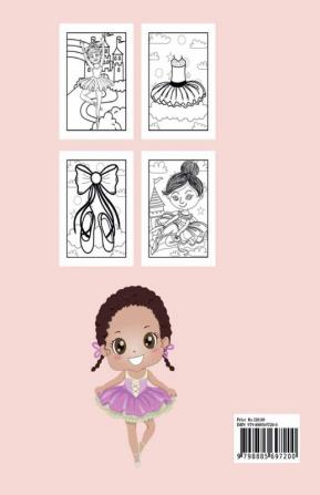 Ballerina Coloring Book For Girls Ages 4-8 : A Fun Ballet Coloring Book for Girls &amp; Ballerina coloring book party favor.