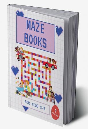 Maze Books For Kids 3-5 | Volume 2