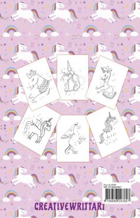 Unicorn Activity Dot To Dot : Funny Connect Dot To Dot Puzzles with Coloring Fun for Girls