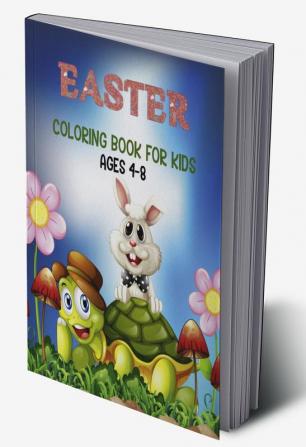 Easter Coloring Book For Kids Ages 4-8 : Easter Coloring Book For Kids &amp; Toddlers!