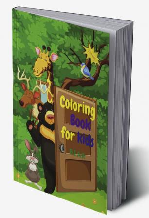 Bear Coloring Book for kids : A fun bear coloring book for toddlers