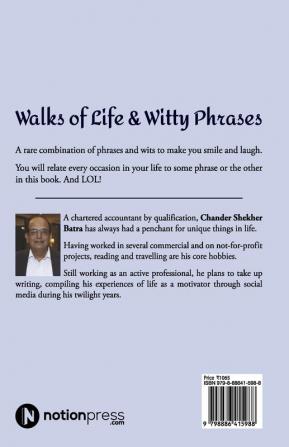 Walks of Life and Witty Phrases : Sunshine and Laughter