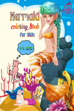 Mermaid Coloring Book for Kids Ages 4-8 / बच्चों की उम्र 4-8 . के लिए मत्स्यस्त्री रंग पुस्तक : अमेजिंग यूनिक कलरिंग पेज एडवेंचर्स यंग ड्रीमर्स डॉट टू डॉट मरमेड और प्रिंसेस कलरिंग बुक फॉर किड्...