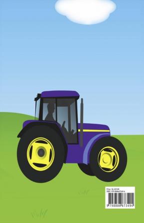 Tractor coloring book for toddlers / ट्रैक्टर रंग पुस्तिका बच्चों के लिए : 30 coloring pages for beginners with simple drawings for learning to color