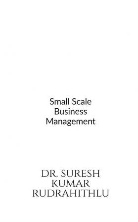 Small Scale Business Management