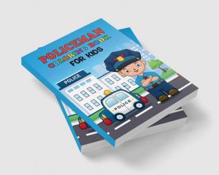 Policeman Coloring Book For Kids : Inspirational Policeman Coloring For Toddlers &amp; Kids