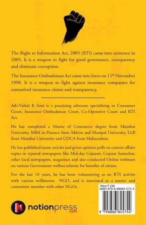 Right to Information Act 2005 &amp; Guide towards Insurance Ombudsman Act